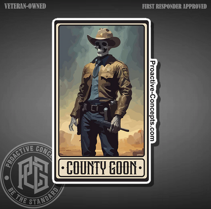 County Goon Card - Sticker