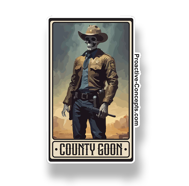 County Goon Card - Sticker
