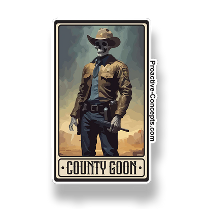 County Goon Card - Sticker
