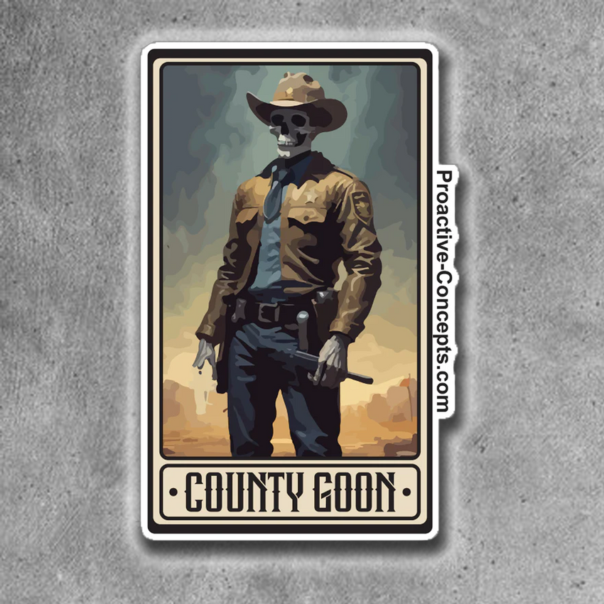 County Goon Card - Sticker