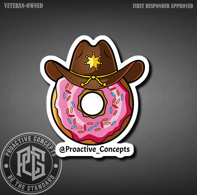 Proactive Concepts - Deputy Donut Sticker – Proactive Concepts