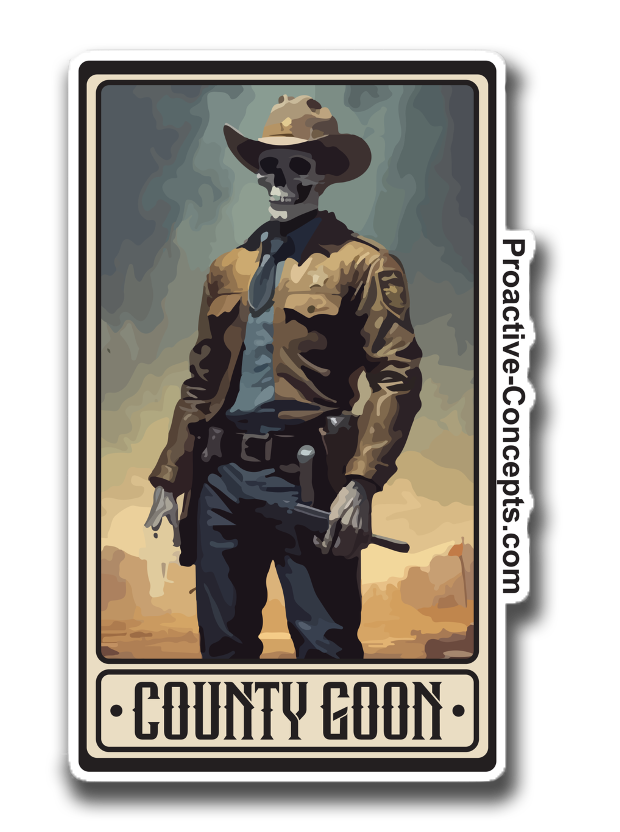 County Goon Card - Sticker