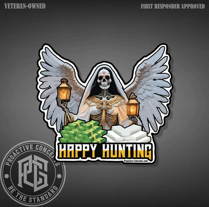 Happy Hunting - Sticker