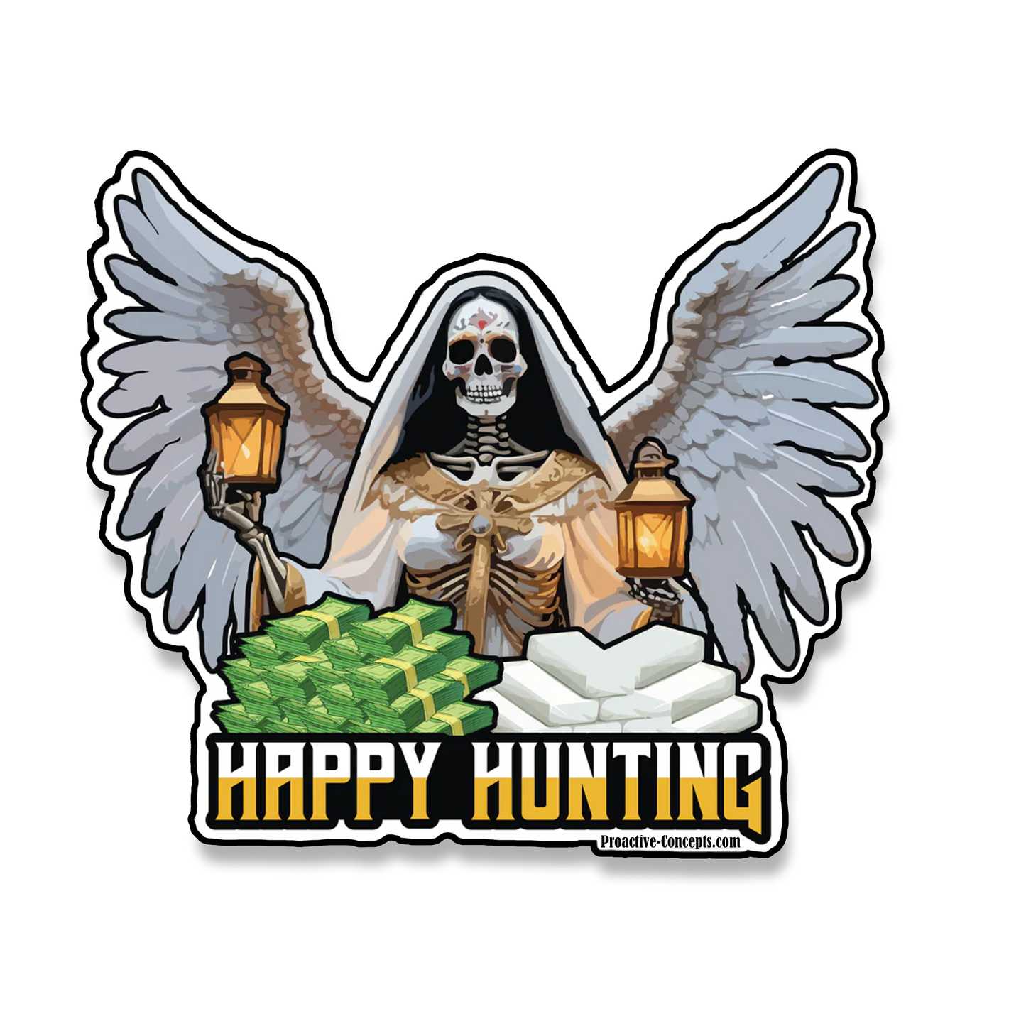 Happy Hunting - Sticker