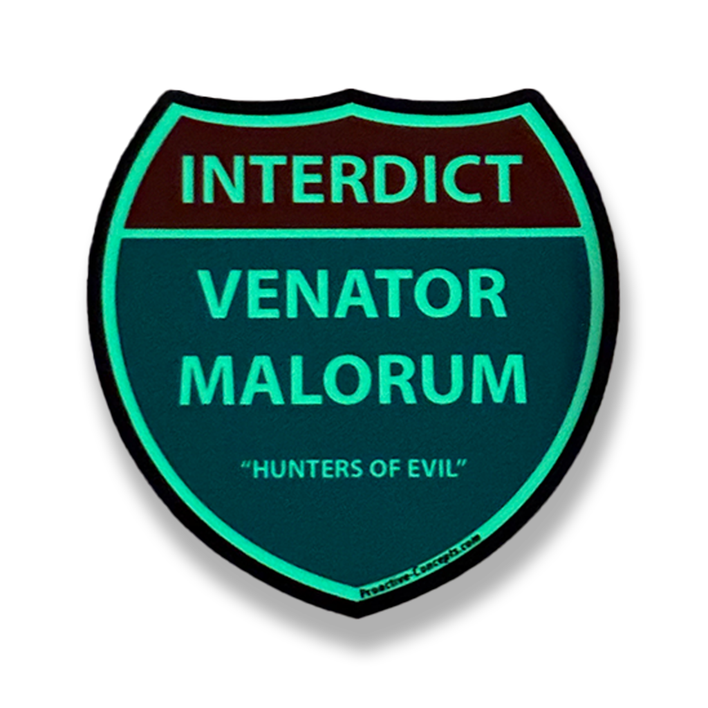 Hunters of Evil Sticker - Glow In The Dark