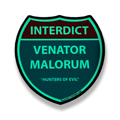 Hunters of Evil Sticker - Glow In The Dark