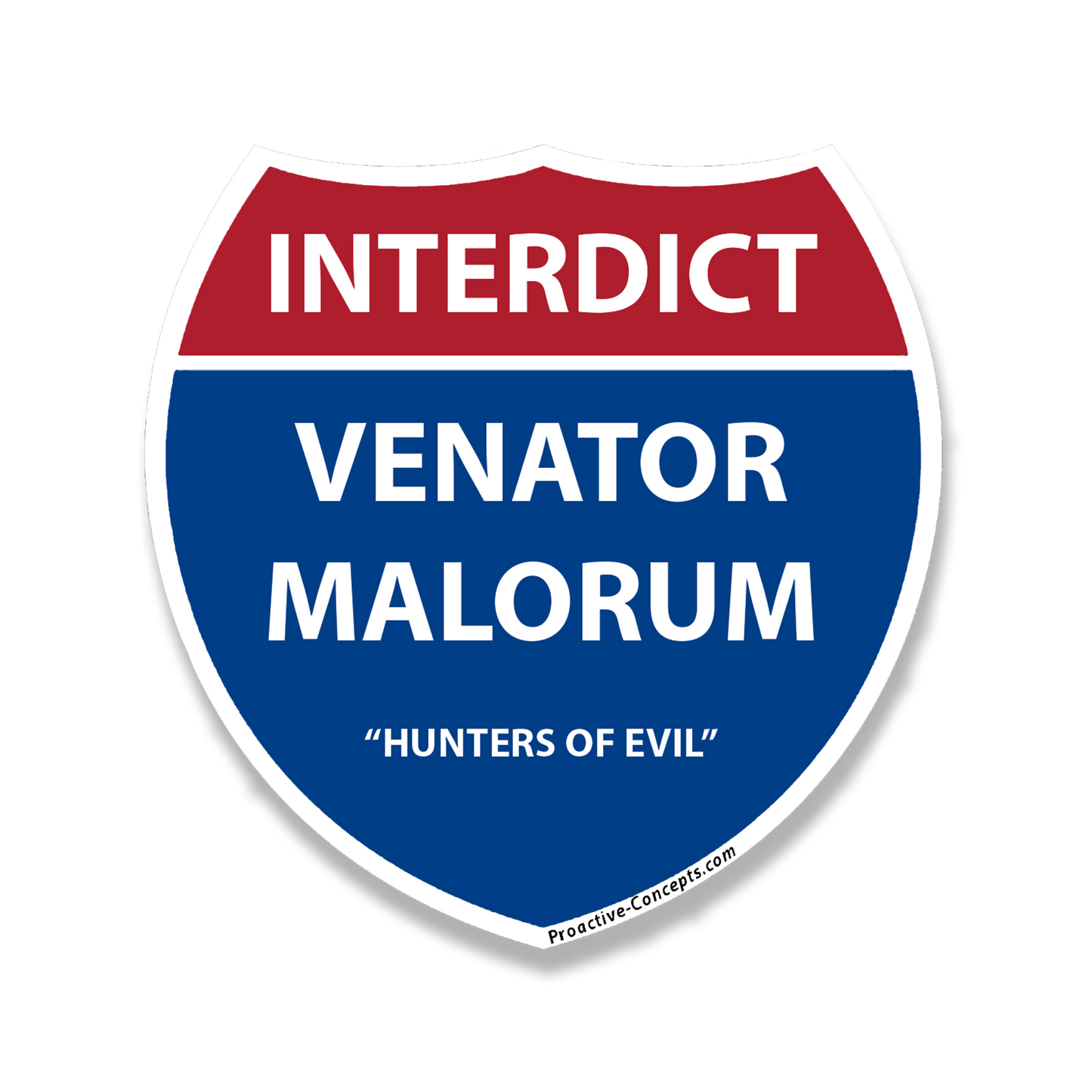 Hunters of Evil Sticker - Glow In The Dark