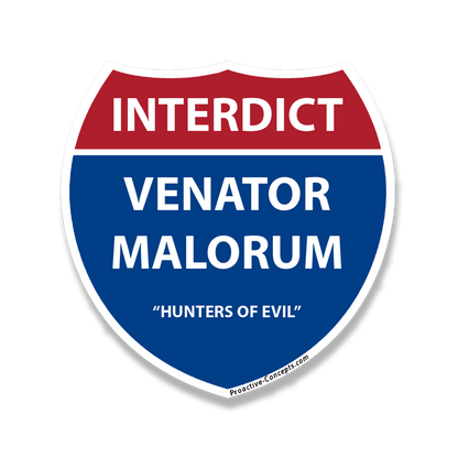 Hunters of Evil Sticker - Glow In The Dark