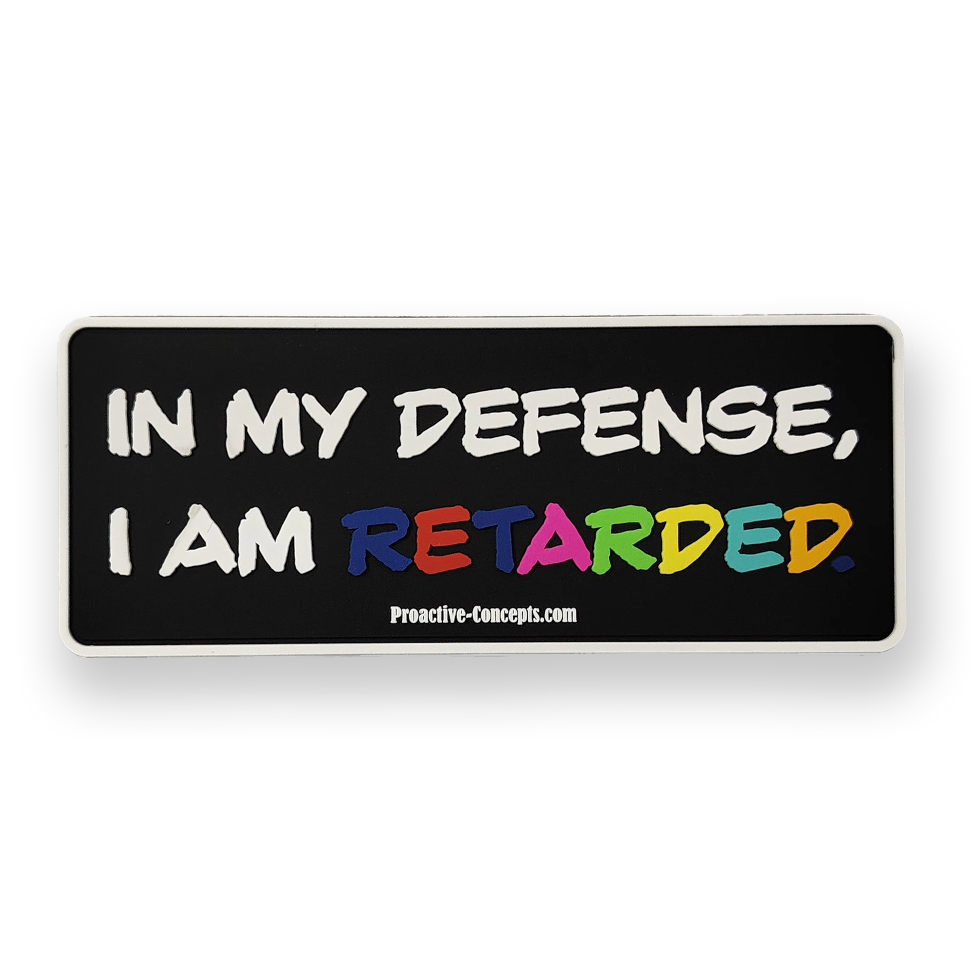 Proactive Concepts IN MY DEFENSE - PVC VELCRO PATCH - Proactive Concepts – Proactive Concepts