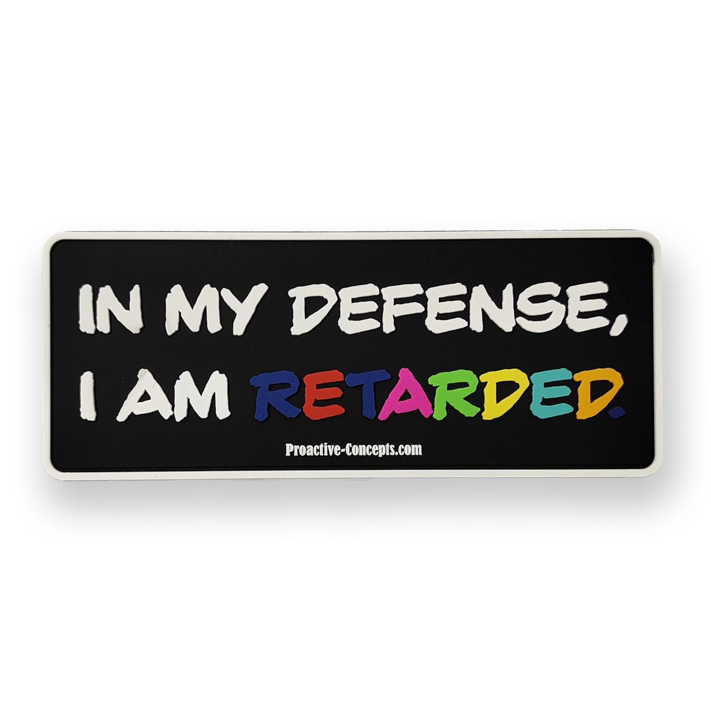 In My Defense - PVC VELCRO PATCH