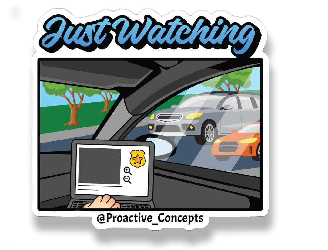 Just Watchin - Sticker