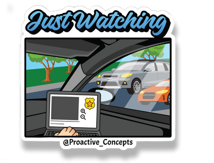 Just Watchin - Sticker