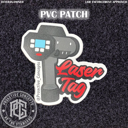 Laser Tag - PVC VELCRO PATCH