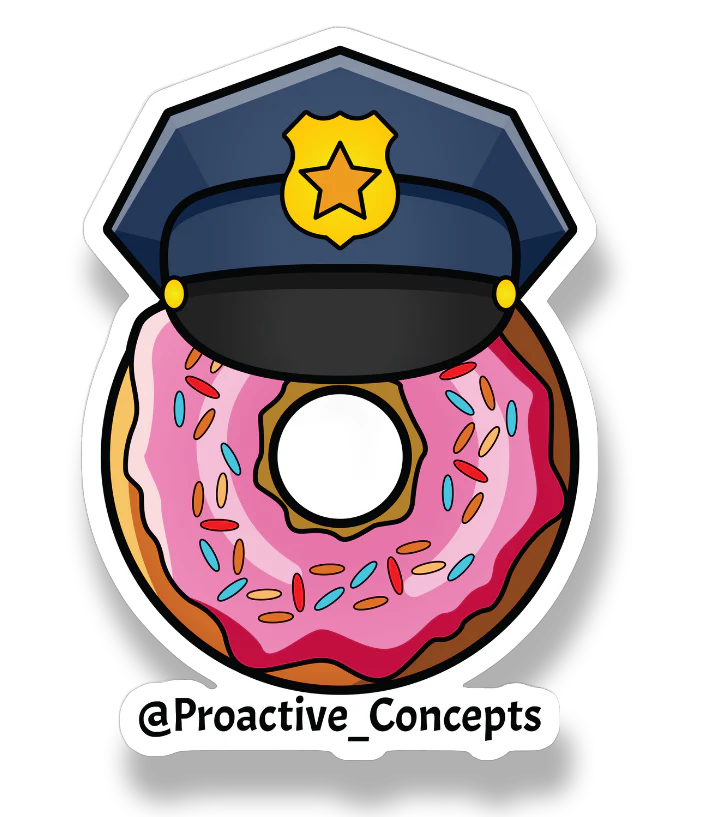 Officer Donut - Sticker