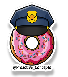 Officer Donut - Sticker