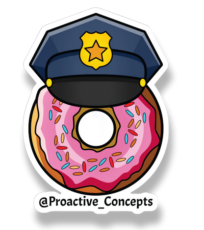 Officer Donut - Sticker