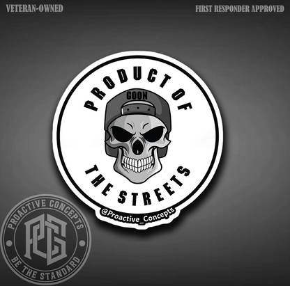 Product Of The Streets (City) - Sticker