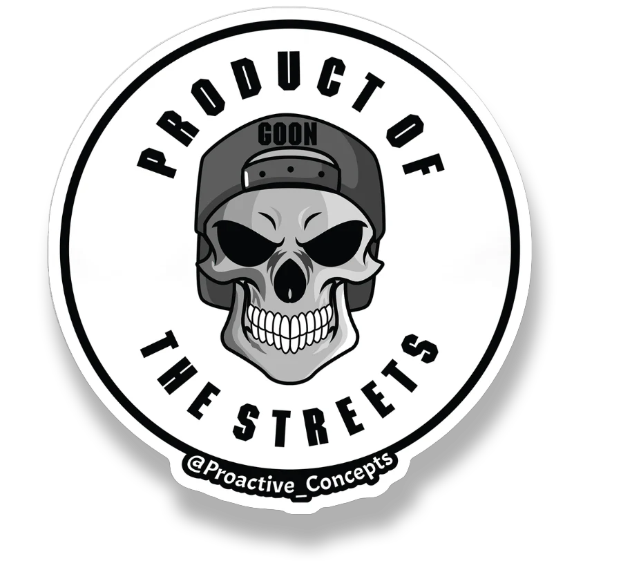 Product Of The Streets (City) - Sticker