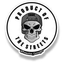 Product Of The Streets (City) - Sticker