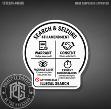 Search and Seizure - Sticker