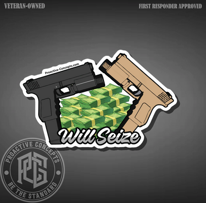 Will Seize - Sticker