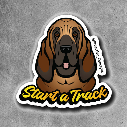 Start A Track - Sticker