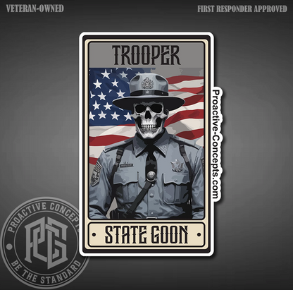 State Goon Card - Sticker