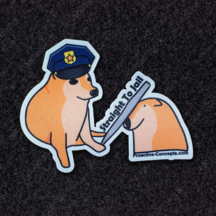 Straight To Jail - VELCRO PATCH