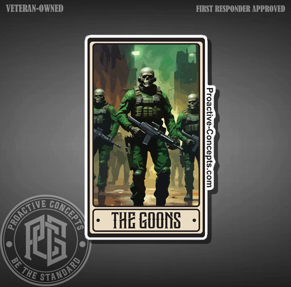 The Goons Card - Sticker