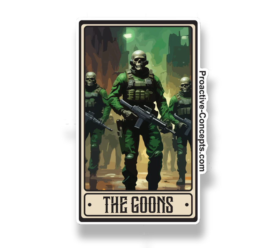 The Goons Card - Sticker