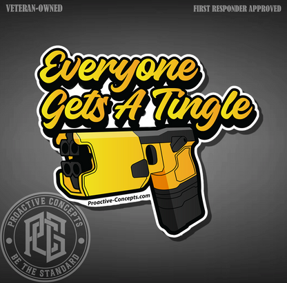 Everyone Gets A Tingle - Sticker