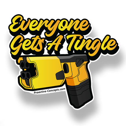 Everyone Gets A Tingle - Sticker