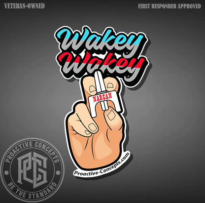 Wakey Wakey - Sticker
