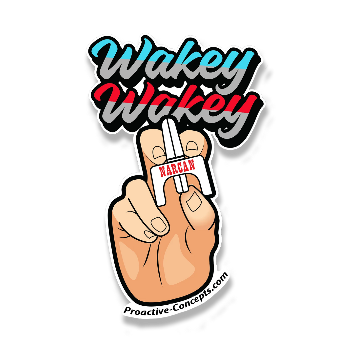 Wakey Wakey - Sticker