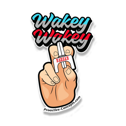 Wakey Wakey - Sticker