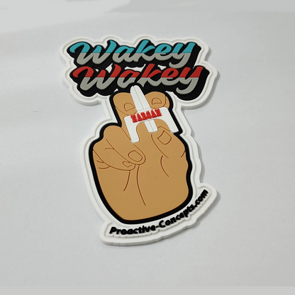 WAKEY WAKEY - PVC VELCRO PATCH