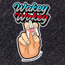 WAKEY WAKEY - PVC VELCRO PATCH