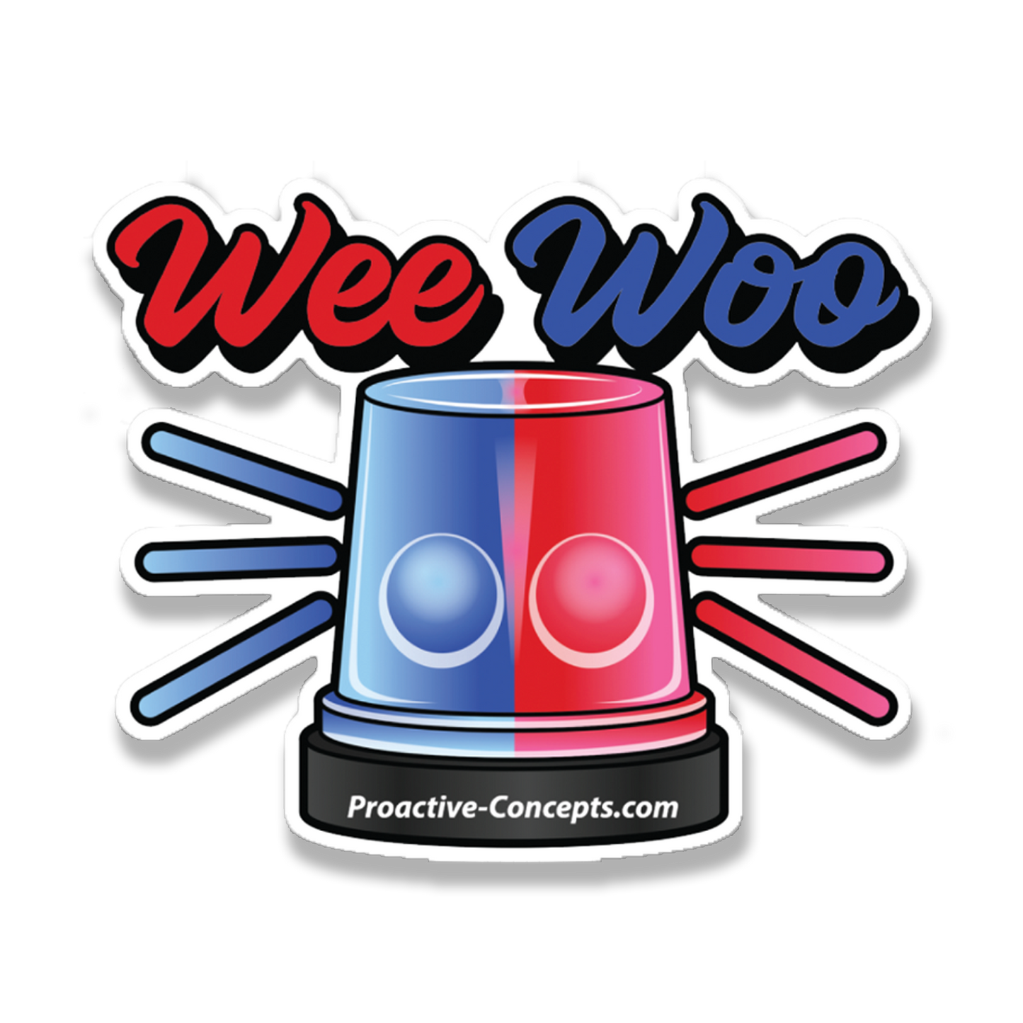 WEE WOO - Sticker