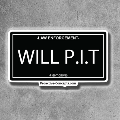 Will P.I.T - LP Sticker