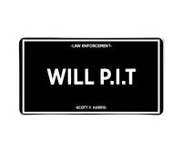 WILL P.I.T License Plate